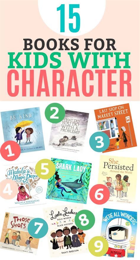 15 Books for Kids with Character • One Lovely Life