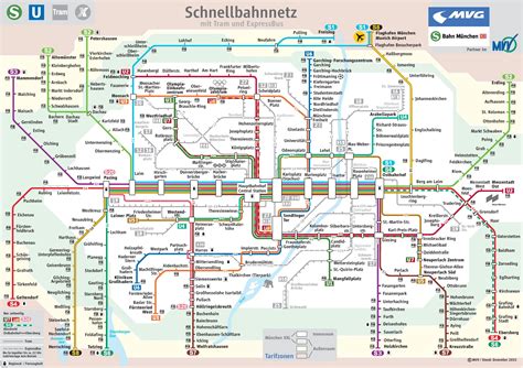 Munich train map - Ontheworldmap.com