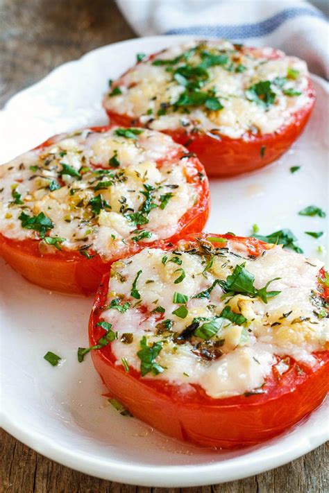 Baked Parmesan Tomatoes Recipe — Eatwell101