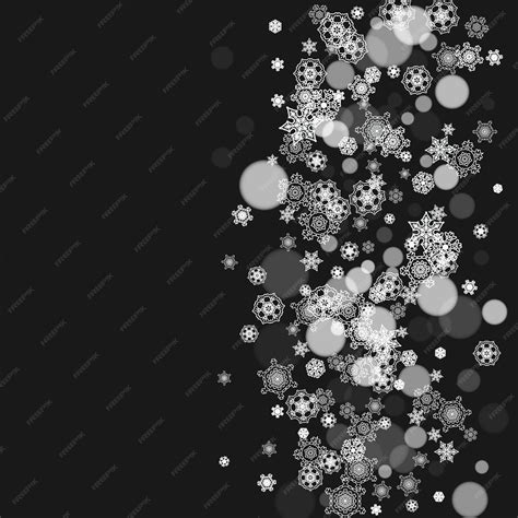 Premium Vector | Christmas frame with snowflakes