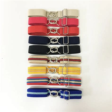 Aliexpress.com : Buy Candy color striped belts for boys girls kids ...