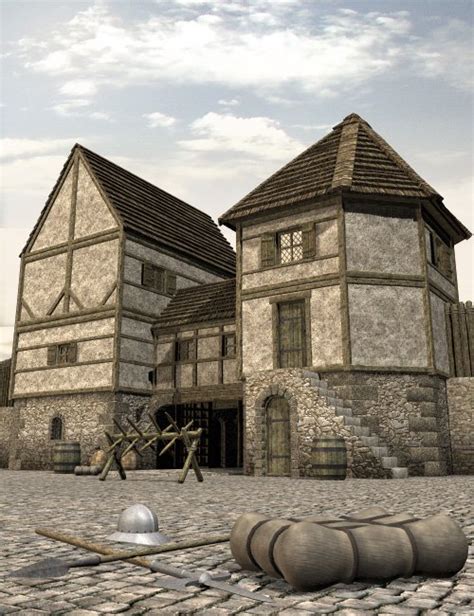 Medieval Gatehouse | Daz 3D