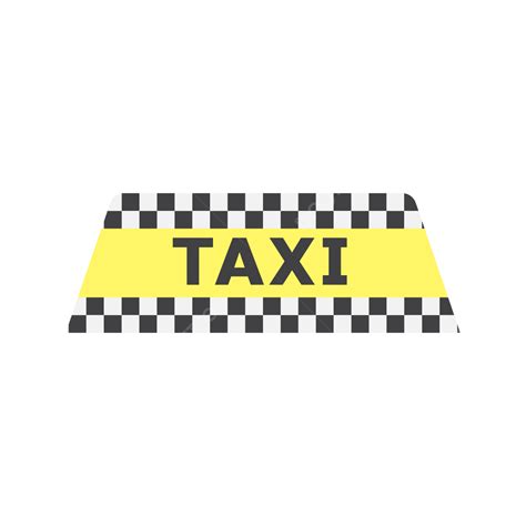 Taxi Sign Clipart