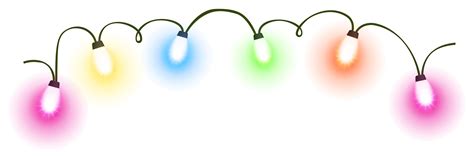 christmas lights transparent background - Clip Art Library