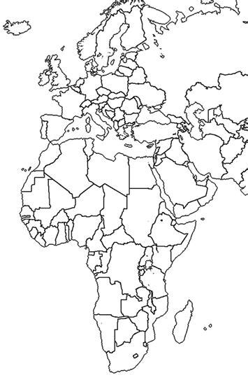 Professor Mário Márcio de Quadros: Europa e África (mapa mudo)