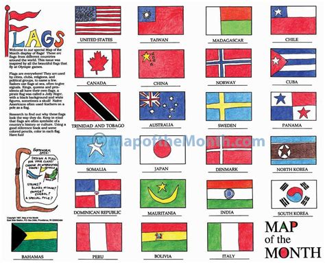 Flags of the World Map - Maps for the Classroom