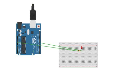 Circuit design LED INTERMITENTE ARDUINO | Tinkercad