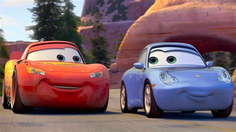 Cars Lightning Mcqueen Mater Sally Carrera Pixar Cars Movie Cliparts ...