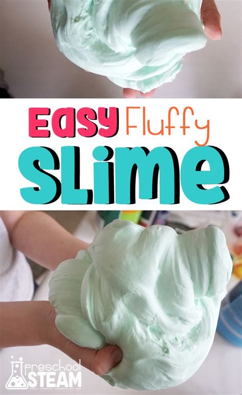 The Easiest Fluffiest Slime Recipe