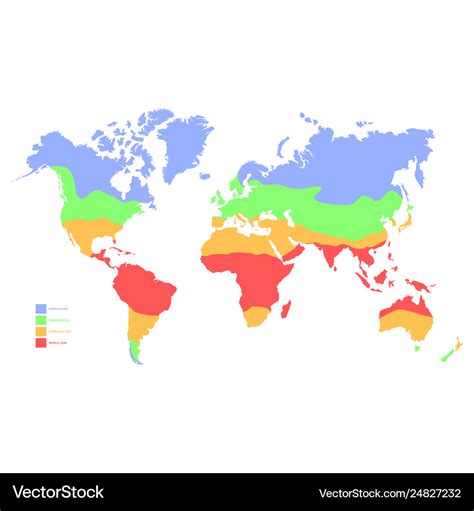 World Climate Regions Map