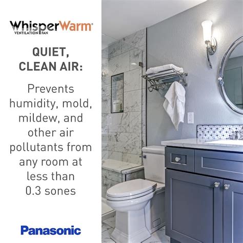 Panasonic WhisperWarm 0.7-Sone 110-CFM White Bathroom Fan in the ...