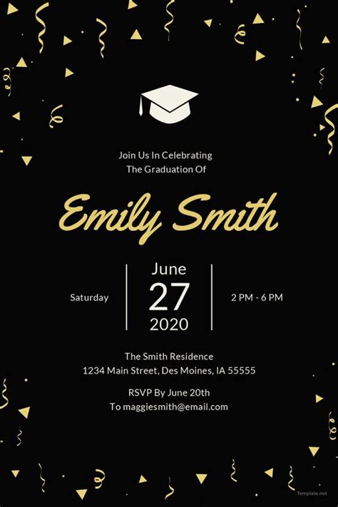 19+ Graduation Invitation Templates - Invitation Templates | Free ...