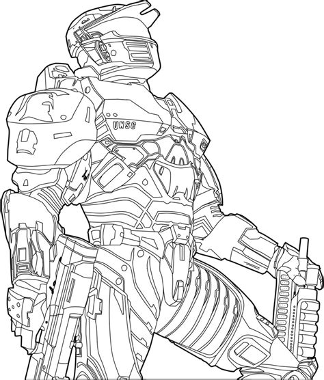 Printable Halo Coloring Pages – ColoringMe.com