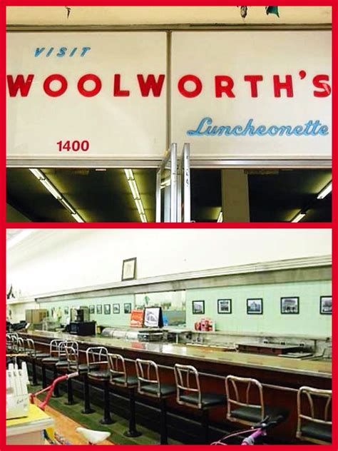 Woolworth 5 & 10 cent store and their lunch counter. You could get ...