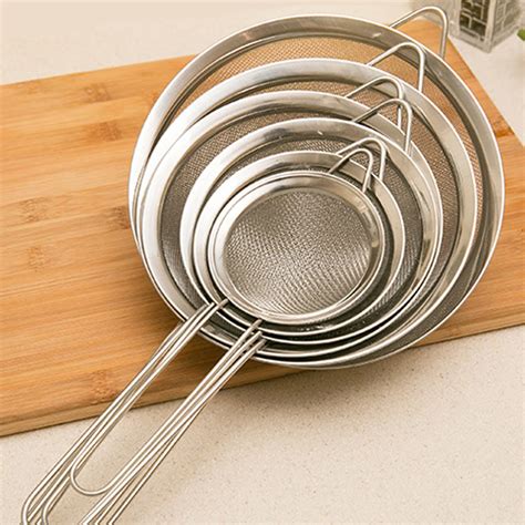 Behokic 3 PCS Stainless Steel Fine Mesh Strainer Sieve Kitchen Utensils ...