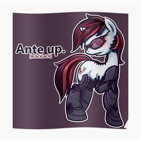 "Ante Up - Augmented V2" Poster for Sale by InLucidReverie | Redbubble