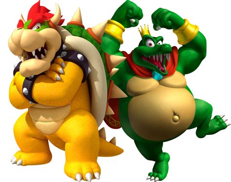 Bowser and King K. Rool by clewis416 on DeviantArt