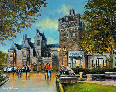 Painting | Print of Clontarf Castle, Dublin | Artist Chris McMorrow ...