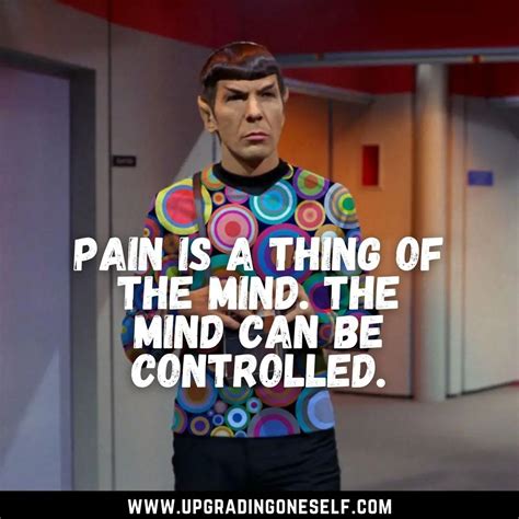 spock Quotes (1) - Upgrading Oneself