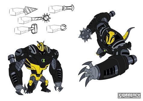 Armodrillo Redesign (CloserLook #12) by Fiqllency on @DeviantArt | Ben ...