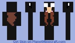 Shadow girl Minecraft Skin