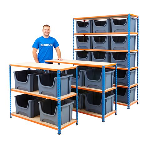 Pick Bin Kits Garage Box Shelving Warehouse Racking Picking Bins Boxes ...