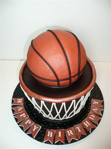 Basketball Birthday Cake - CakeCentral.com