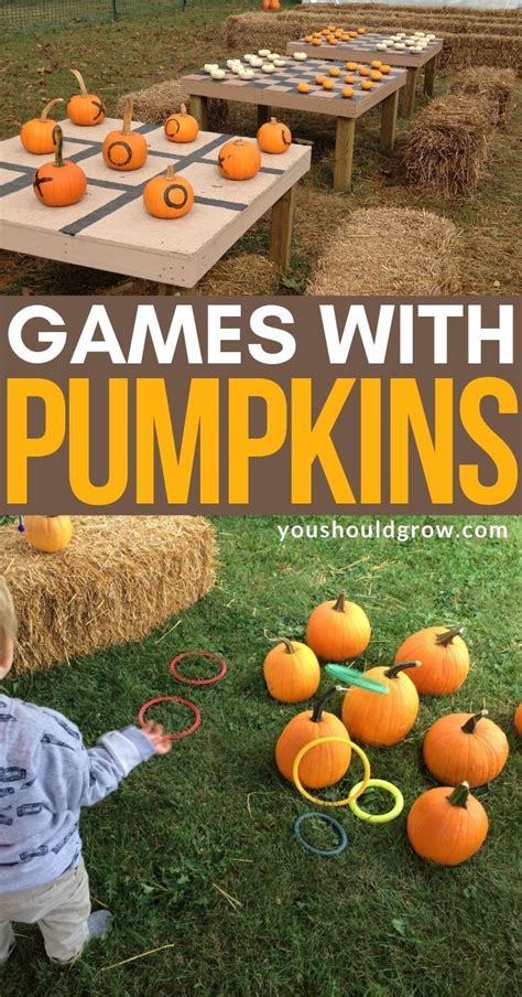 Fun Pumpkin Games To Play With Kids | Fall festival activities, School ...