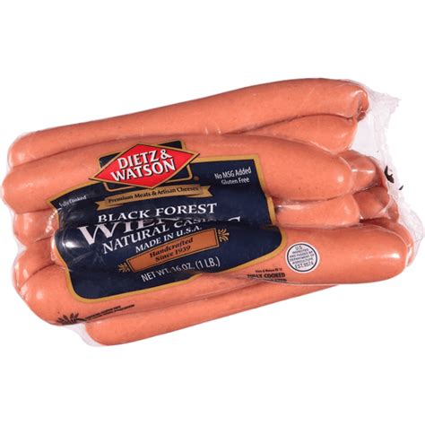 Dietz & Watson Black Forest Wieners - 8 CT | Hot Dogs | Valli Produce ...