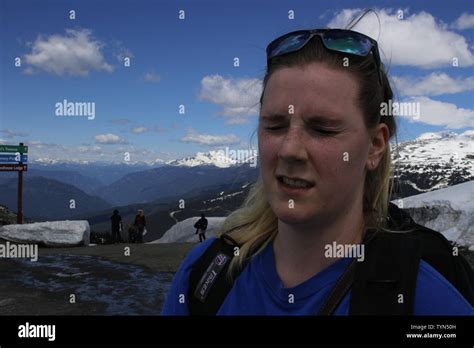 June 16 2018, Whistler Canada: Editorial photo of people hiking ...