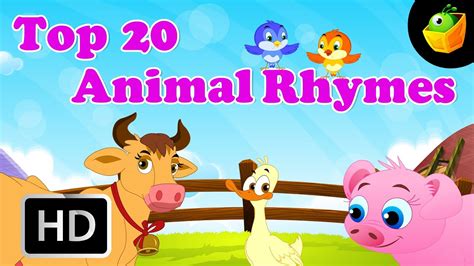 Animal Nursery Rhymes Kindergarten Worksheet