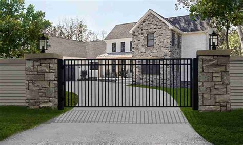 Single Swing Driveway Steel Gate – Madrid Style - DMV Gates & Security