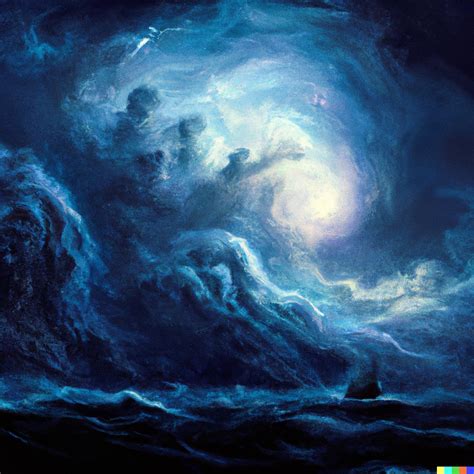 "cosmic storm by Ivan Aivazovsky" : r/dalle2