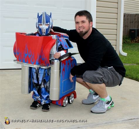 Coolest Transforming Optimus Prime Costume