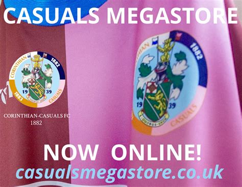 Corinthian-Casuals Club Shop Is Now Online!