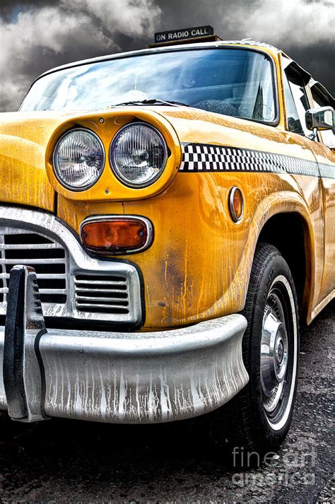 Vintage NYC Taxi Photograph by John Farnan - Pixels