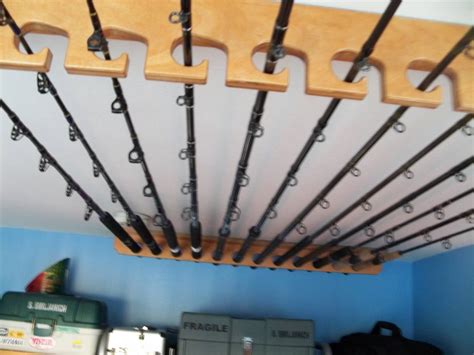 Fishing Rod Rack ceiling or horizontal mount | Bloodydecks