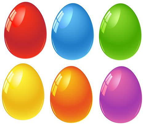 Red Easter egg Clip art - Colored Easter Eggs PNG Clipart png download ...