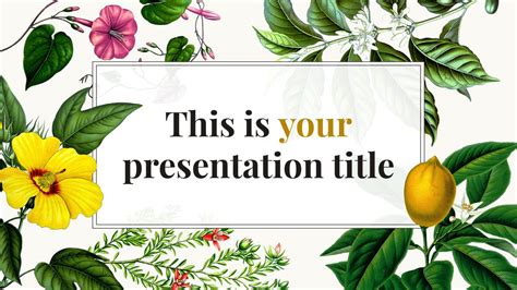 Free Original Powerpoint Template Or Google Slides Theme Within Pretty ...