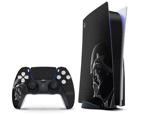 Black Darth Vader PS5 Console & Controller Skin Star Wars | Etsy