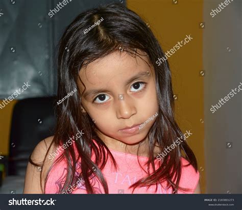 Little Girl Angry Face Stock Photo 2183801273 | Shutterstock