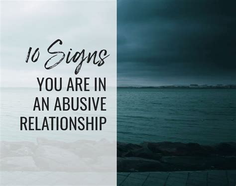 10 Signs You Are in an Abusive Relationship - Terri Cole