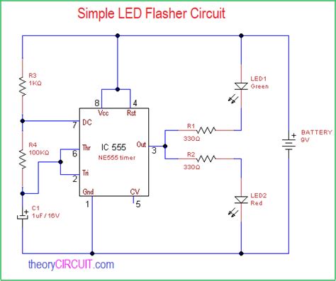 3 Wire Flasher Circuit Diagram