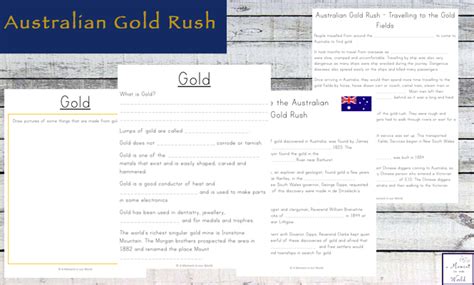 Australian Gold Rush and Eureka Stockade - Simple Living. Creative Learning