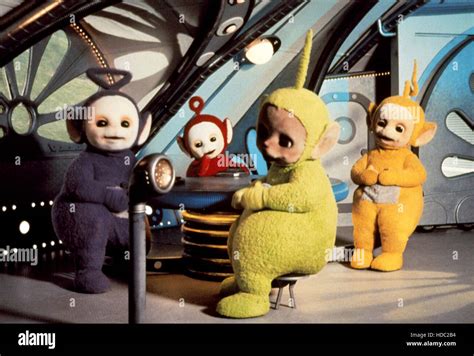 TELETUBBIES, Tinky Winky, Po, Dipsy, Laa-Laa, 1998 Stock Photo - Alamy