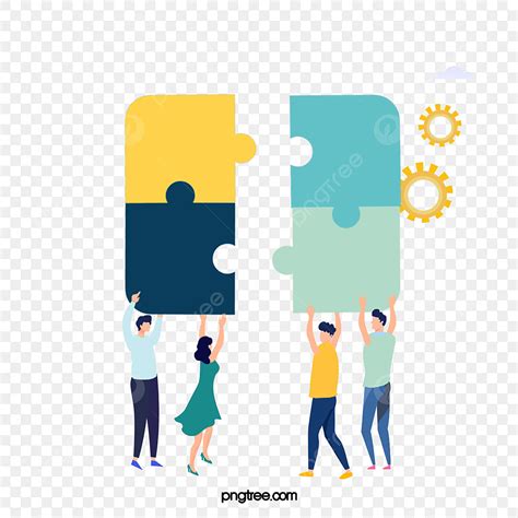 Teamwork Puzzle Clipart