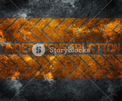 Under Construction Background Royalty-Free Stock Image - Storyblocks