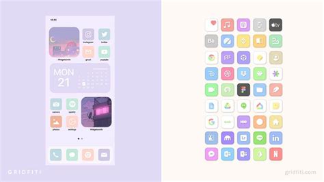 48+ Aesthetic iOS 18 App Icons & Icon Packs (iPhone & iPad) | Gridfiti