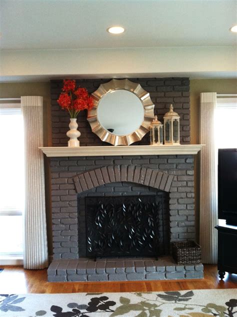 Interior Brick Paint For Fireplace