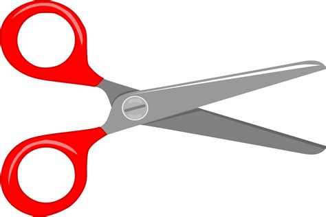 Red Scissors PNG – Free Download